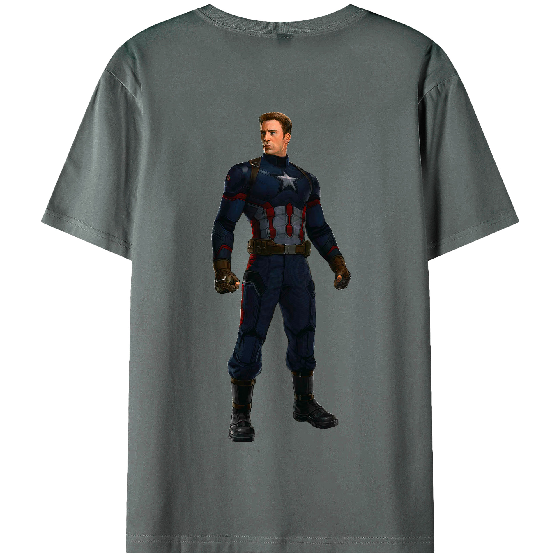 （画像用） アベンジャーズ The Avengers 綿100％半袖Tシャツ（背面プリント）